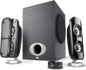 Cyber Acoustics CA-3810 2.1 Multimedia Speaker System with Subwoofer