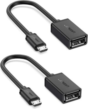 B00N9S9Z0G.jpg UGREEN 2 Pack On The Go Adapter Micro USB to USB OTG Cable for Samsung S7 S6 Edge S4 S3 LG G4 DJI Spark Mavic Remote Controller Android Tablets Black