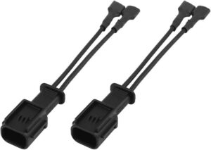 B07SL6VJLV.jpg X AUTOHAUX Car Speaker Wire Adapter Audio Horn Harness Cable Connector for Honda Civic 2pcs