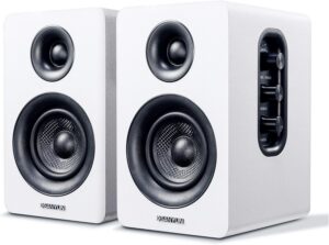 Sanyun SW208 3" Active Bluetooth 5.0 Bookshelf Speakers
