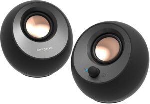 Creative Pebble V3 Minimalistic 2.0 USB-C Desktop Speakers with USB Audio