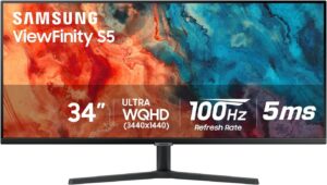 B0C6LSD69F.jpg Samsung 34" ViewFinity S50GC Series Ultrawide QHD Monitor