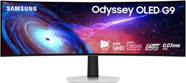 Samsung 49" Odyssey G93SC Series Curved Gaming Monitor