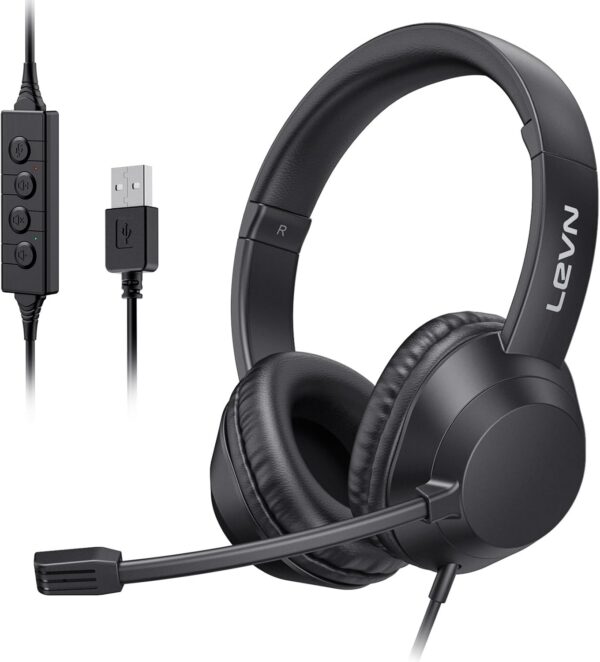 B0CGM1C2B9.jpg LEVN Headset with Mic