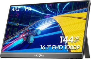 ARZOPA 16.1'' 144Hz Portable Gaming Monitor