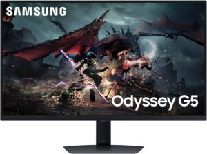 B0CZPLQZ8P.jpg SAMSUNG 32-Inch Odyssey G50D Series QHD Fast IPS G-Sync Compatible Gaming Monitor