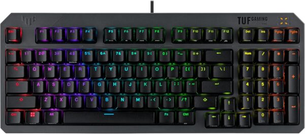 ASUS TUF Gaming K3 Gen II Wired USB Gaming Keyboard – 97-Key Compact Layout