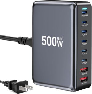500W USB C Fast Charger Block