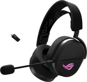 ASUS ROG Pelta Wireless Gaming Headset with Detachable Mic – Tri-Mode