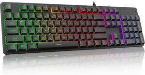 Redragon K521 Upgrade Rainbow LED Gaming Keyboard