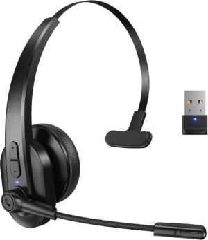 Bluetooth Headset with USB Dongle for Computer