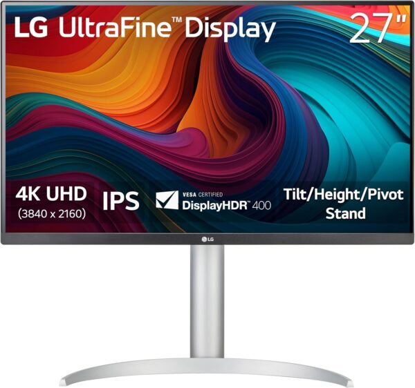LG 27UP650K-W 27-inch Ultrafine 4K UHD