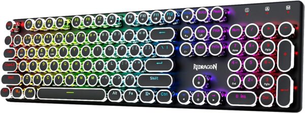 Redragon Typewriter Keyboard Wireless
