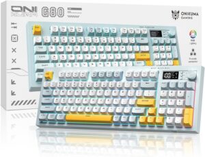 Wireless Keyboard Creamy Membrane with Rainbow Backlight