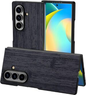 for Samsung Galaxy Z Fold 7 Case Imitation Bamboo Pattern PU Leather Phone Protective Cover