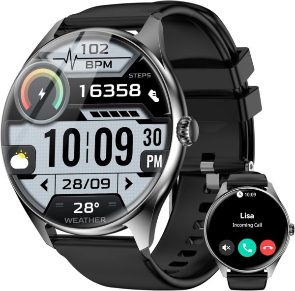 iBesi Smart Watches for Men Women with 1.43" AMOLED Display
